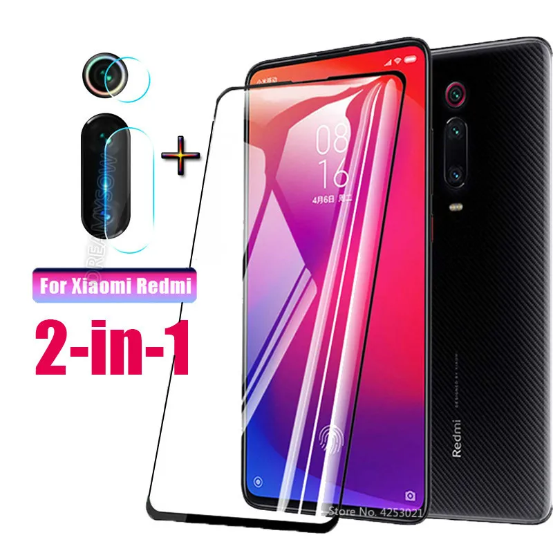 

2 in 1 Camera Lens Film Protector For Xiaomi Mi 9T Redmi K20 Note 5 6 7 Pro 5A 5plus 7A 6A Protective Tempered Glass Protector
