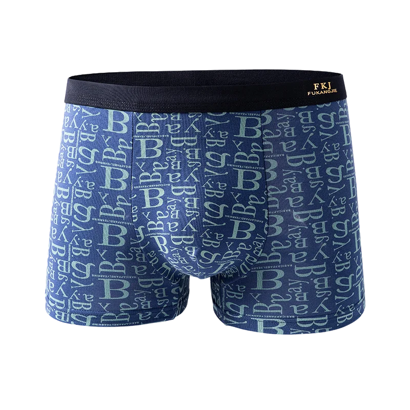 Men Underwear Pack Modal Men Underpants Boxer Random Color Men Panties Underwear Fashion Printing Boxershorts Men Brand 4PCS