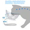 Non-Slip Double Cat Bowl Pet Water Food Feed Dog Bowls Pet Bowl With Inclination Stand Cats Feeder Feeding Bowl Kitten Supplies 3