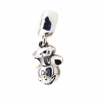 

Chef Hat Mouse Cartoon Pendant Floating Charms for Silver 925 Original Charms Bracelets Women DIY Fine Charms for Jewelry Making