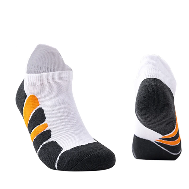 Summer men&rsquo;s short tube towel bottom outdoor sports sweat absorbing basketball running fitness socks