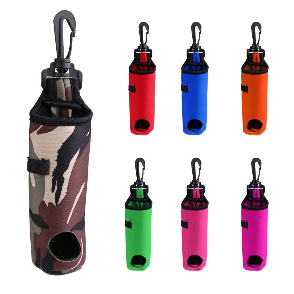 Portable Neoprene Golf Balls Tees Holder Carry Bag Carrier Pouch Waist Belt Bag