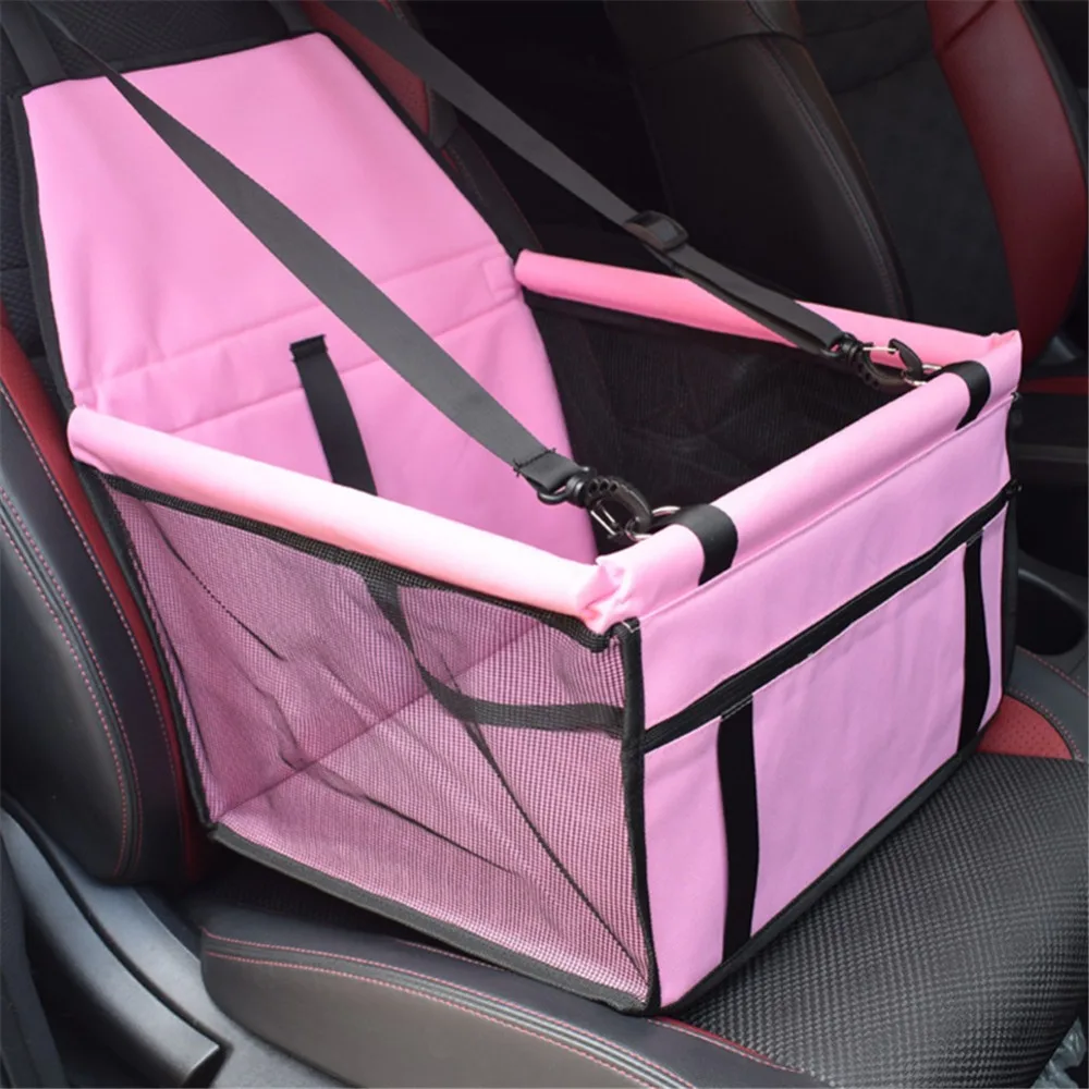 Folding Pet Dog Carrier Pad Waterproof Dog Seat Bag Basket Pet Products Safe Carry House Cat Puppy Bag Dog Car Seat Dropshipping (10)