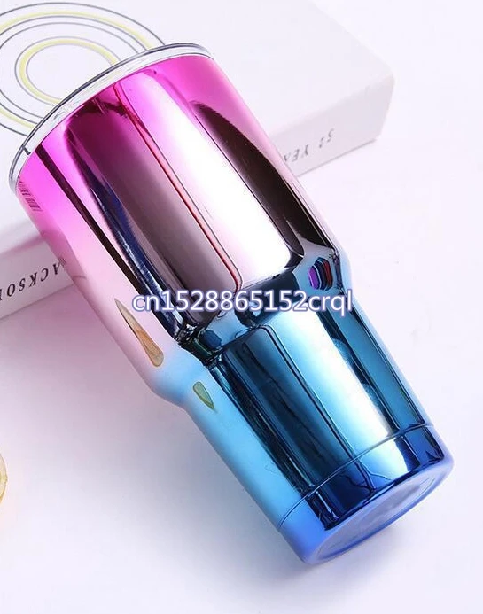 25pcs/lot Stainless Steel Tumbler 30 oz with Splash Proof Sliding Lid- Double Wall Vacuum Insulated Large Travel Coffee Mug
