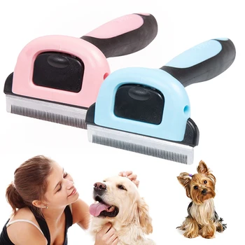 

Pet Hair Removal Comb Pet Hair Comb Cat Dog Comb To Remove Dead Hair Knot Detachable Clipper Attachment Pet Supply Universal