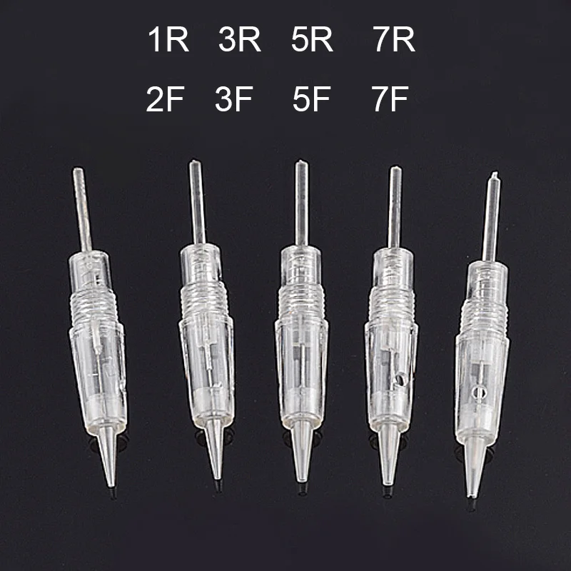 Dermografo, 50 шт в наборе, новинка профессиональные цифровые татуировки картридж иглы для Charment Перманентный макияж машина татуировки для косметики