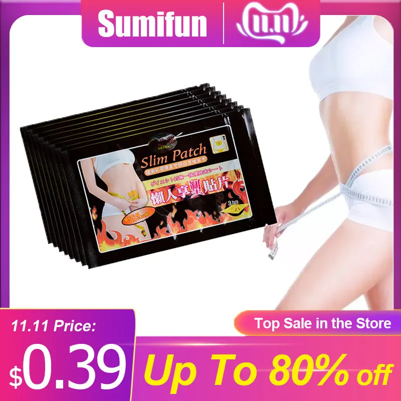 

10Pcs Slimming Patch Fat Burning Lose Weight Products Slim Plaster Navel Stickers Body Shaping Patches Paste Belly Waist C010