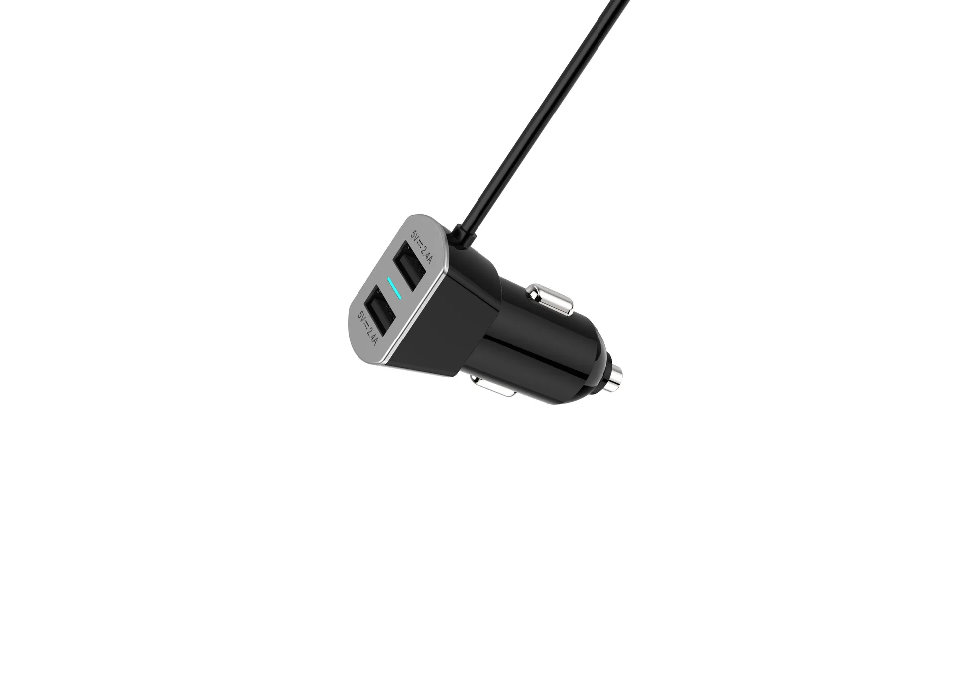 Мини Автомобильное зарядное устройство, двойной зарядное устройство USB, 4.8A большое зарядное устройство тока, huawei Зарядка Мобильного Телефона