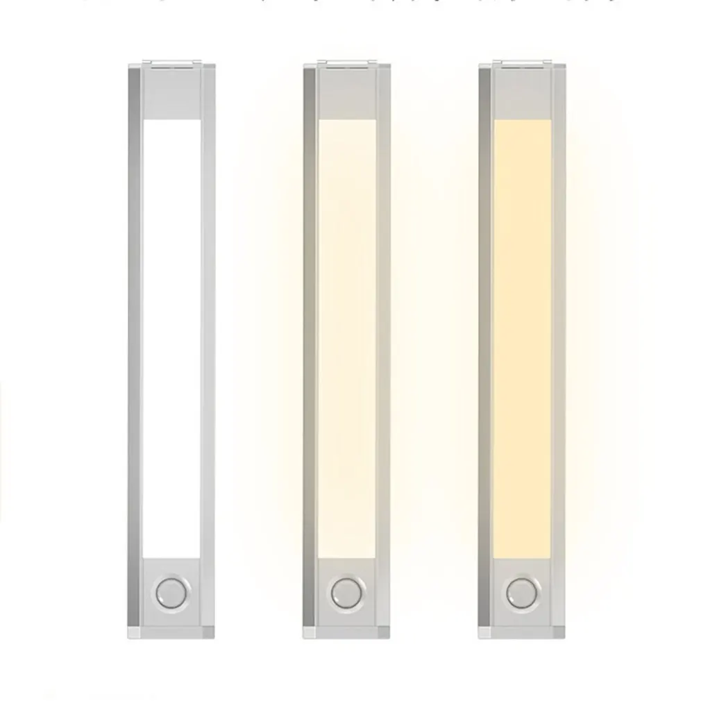 Инфракрасный корпус PIR светодиодный датчик движения свет usb зарядка ночник Настенный светильник для кухонного шкафа спальни шкафа