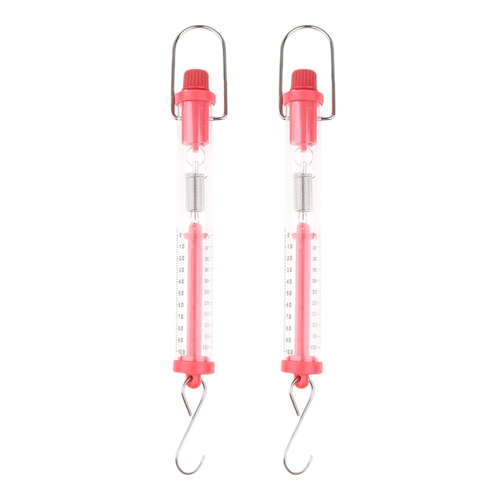 2 PCS 10N Dynamometer Spring Balance Physics Lab Experiment, Size: Approx. 26 x 2.5 cm/ 10.2 x 1.0 Inch 2 PCS 10N Dynamometer Spring Balance Physics Lab Experiment, Size: Approx. 26 x 2.5 cm/ 10.2 x 1.0 Inch