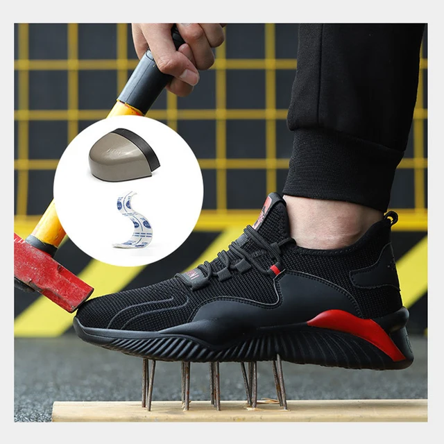 Mesh Steel Toe Lightweight Work Shoes