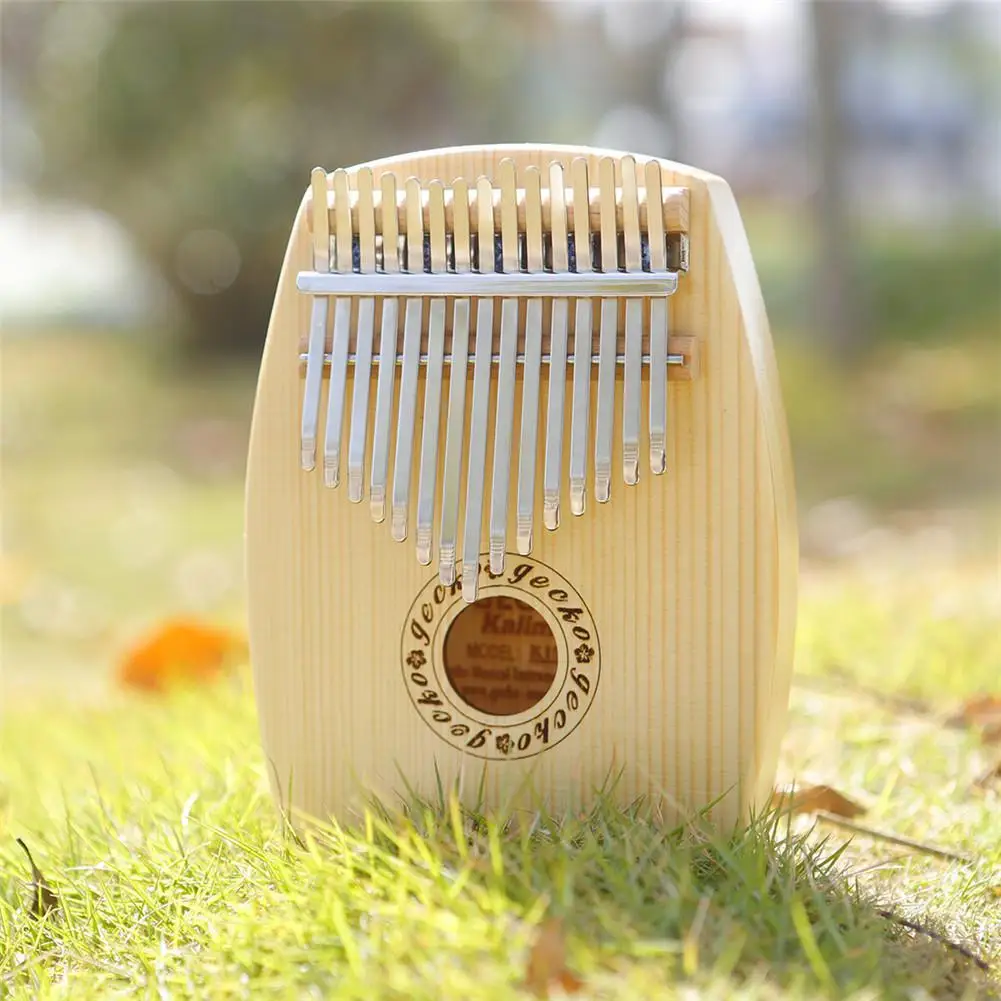 Маунчейн 15 ключ Kalimba большой палец фортепиано деликатная Mbira клавиатура музыкальный инструмент для начинающих музыкантов