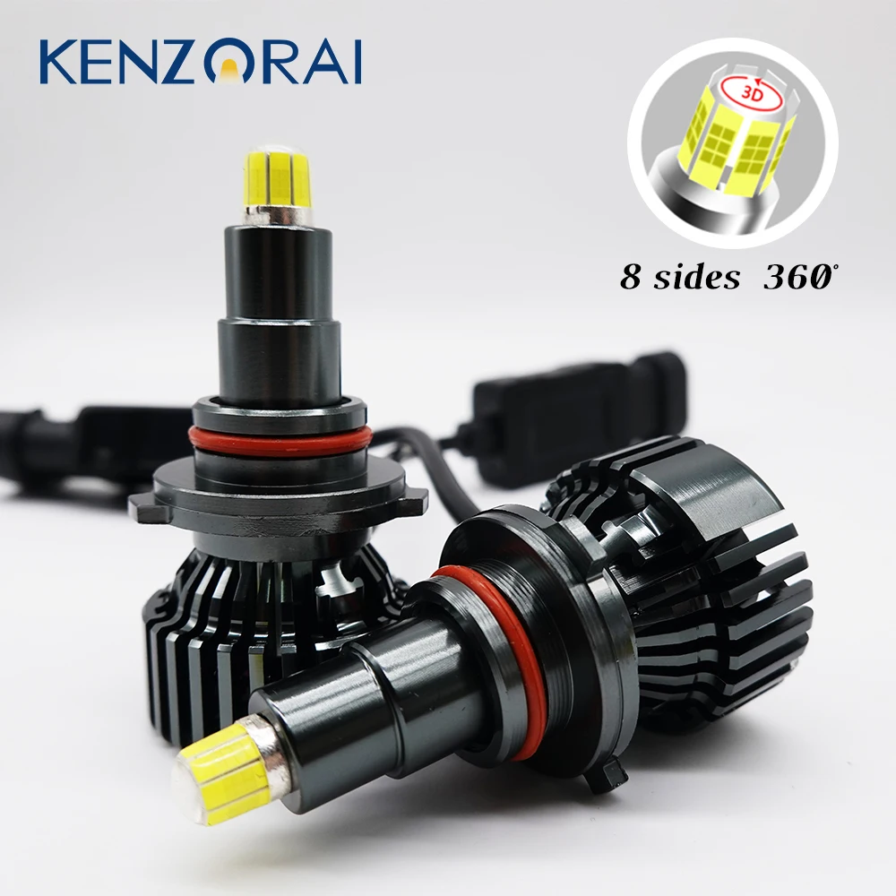 

18000LM 8 Side 48csp chips Led H7 Car Headlight Led Bulbs Auto H1 H3 H7 H8 H9 H11 9005 HB3 9012 H4 D1/D2 Fog Lamp Accessories