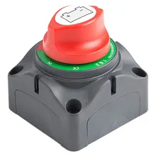 Interruptor principal do isolador da desconexão de 3 posições, interruptor cortado da matança da energia da bateria 12-60v, apto para o carro/veículo/rv/barco/marinho, 200/