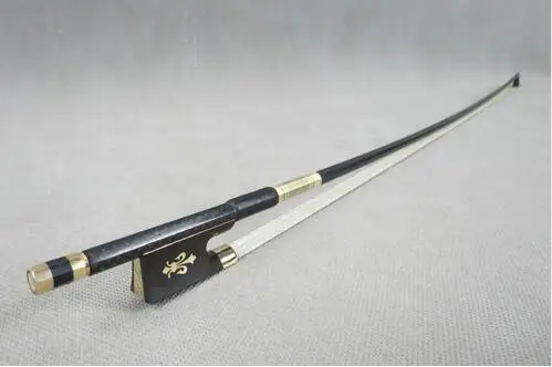 1 шт. красивый класс плед Черный углеродного волокна Скрипка Лук 4/4