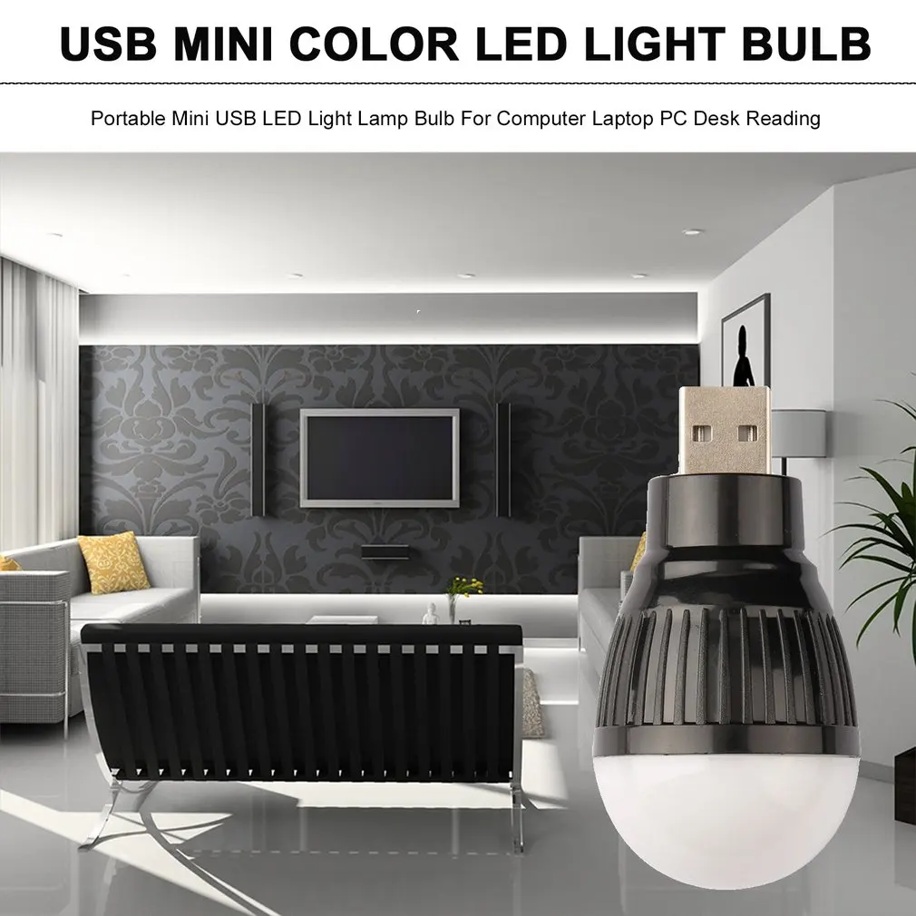 Портативный мини USB светодиодный светильник лампа для компьютера ноутбука ПК
