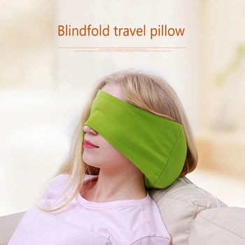 

Multifunctional U-shaped pillow cotton aircraft high-speed rail outdoor two-in-one eye mask neck travel pillow