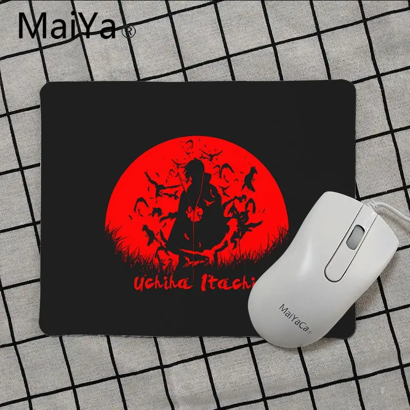 Maiya высокое качество Uchiha Itachi Naruto аниме резиновая мышь прочный Настольный коврик