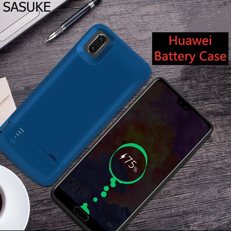 

6500mAh 6000mAh 5000mAh Battery Charger Case For Huawei P20 Mate 10 Pro Lite Honor V10 9 10 Play Full Cover Stand Power Cover