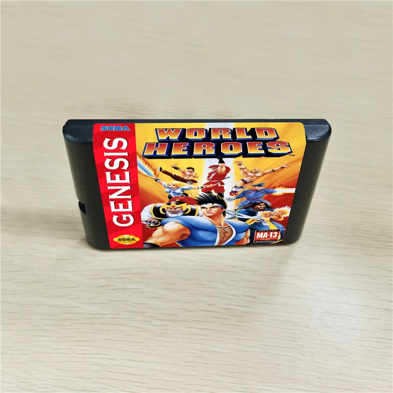 Мировой герой 16 битный MD игровой Картридж для консоли MegaDrive Genesis|game cartridge bits|cartridge