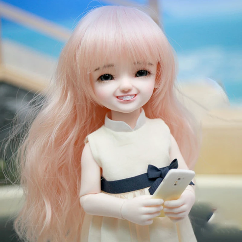 1/6 Обнаженная BJD кукла милая улыбающаяся Девушка BJD/SD смола фигурка кукла модель игрушка подарок. Не входит в комплект одежда, обувь, парик A0102Blueberry YOSD
