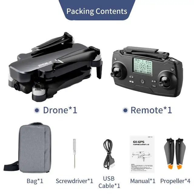 JJRC X17 Dron 5G WiFi FPV 6K HD Camera 2-Axis Gimbal GPS Optical Flow Positioning Brushless Motor Foldable RC Quadcopter RTF Toy Silver Gray