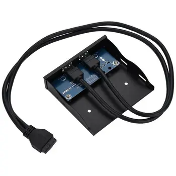 

USB 3.0 Back Panel Expansion Bracket To 20-Pin Header 2 Port Cable For Desktop Computer