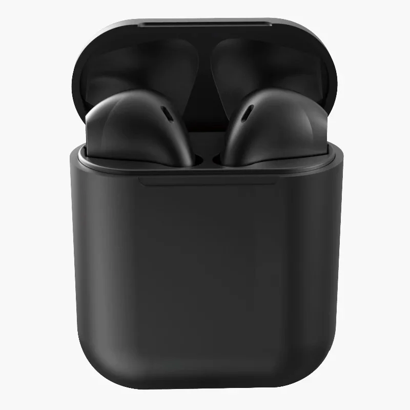 ip12 black Lanyasir i7s tws беспроводные bluetooth гарнитуры беспроводные наушники Bluetooth 5,0 для xiaomi iPhone наушники i7s tws - Цвет: ip12 black