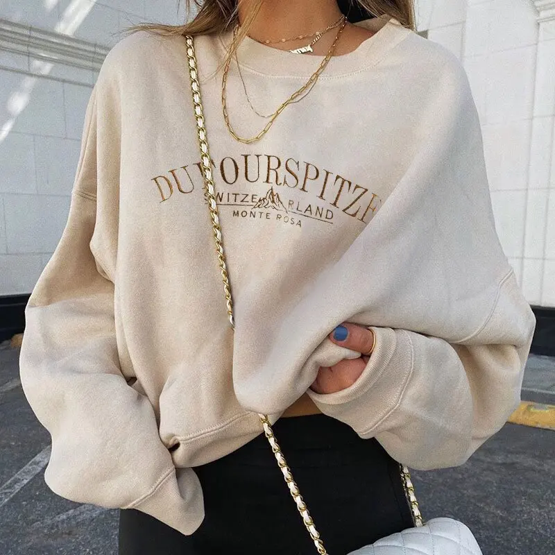 Dufourspitze Sweatshirt Frauen Langarm 