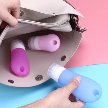 

2PCS 38ml/60ml Portable Travel Cosmetic Bottle Press Spray Bottle Squeeze Containers Empty Transparent Sub Bottle