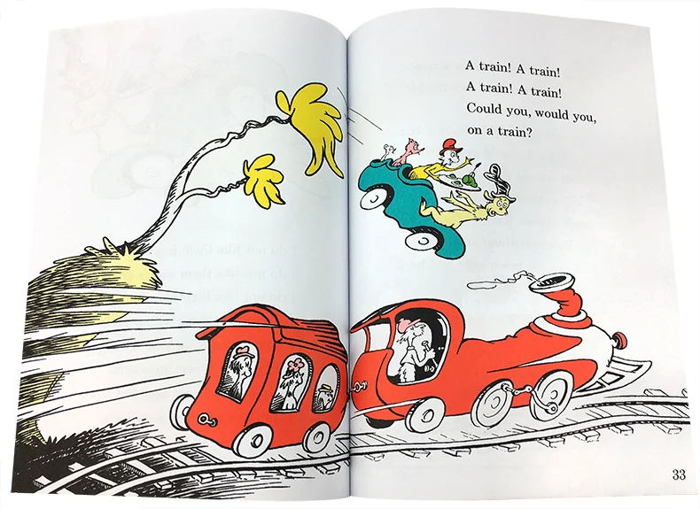 GREEN EGGS AND HAM Dr.Seuss Children English Reading Picture Story Books for Kids Learning Educational Toys 5