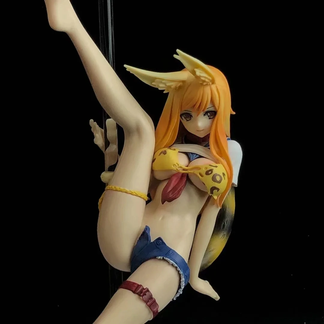 Figura de acción de PVC de gato Savana Wilder 1/7, muñeco de juguete de gato rosa, Tony, chica, regalo