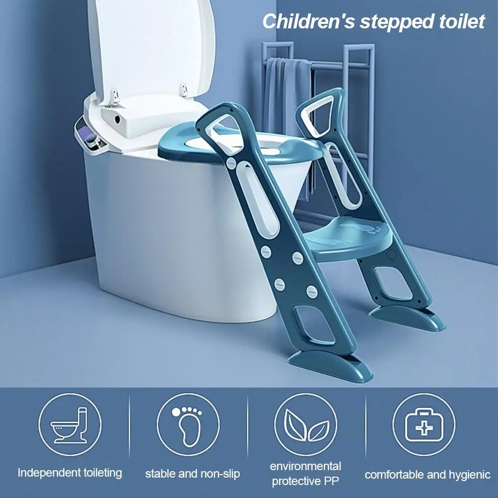 Детское сиденье со ступенчатым табуретом нескользящее устойчивое для малышей