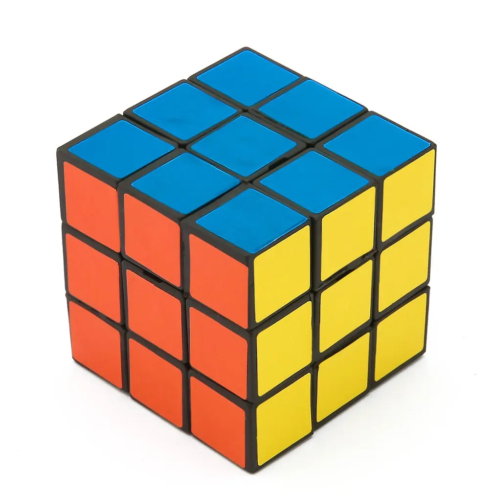 53 мм классические волшебные игрушки куб 3x3x3 ПВХ стикер блок Скорость Профессиональный разноцветный волшебный куб обучающие и образовательные головоломки куб игрушка