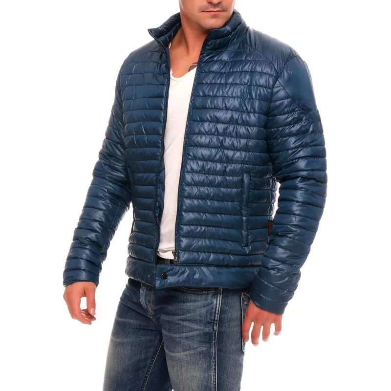 ZOGAA, зимние теплые мужские парки, куртки с хлопковой подкладкой, легкие пальто, повседневные однотонные тонкие пальто, мужская одежда размера плюс S-XXXL