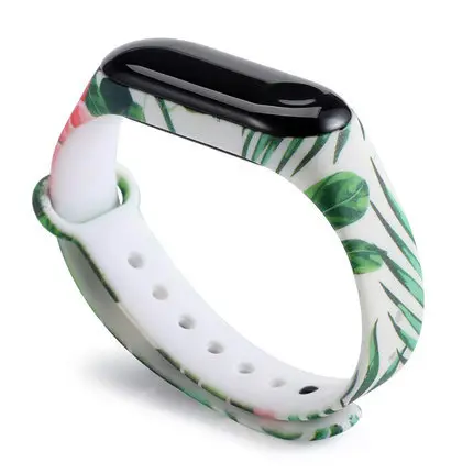 Graffiti style Strap For XiaoMi Mi Band 3 4 5 6 Silicone Wrist Strap For XiaoMi MiBand 6 sports strap for mi band 5 3 4 bracelet D15