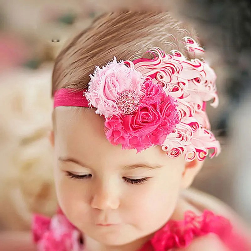 9 1 шт., модная тканевая головная повязка для новорожденных, Эластичные Свадебные повязки для волос, Детские милые повязки для волос с жемчужинами и цветами - Цвет: 9