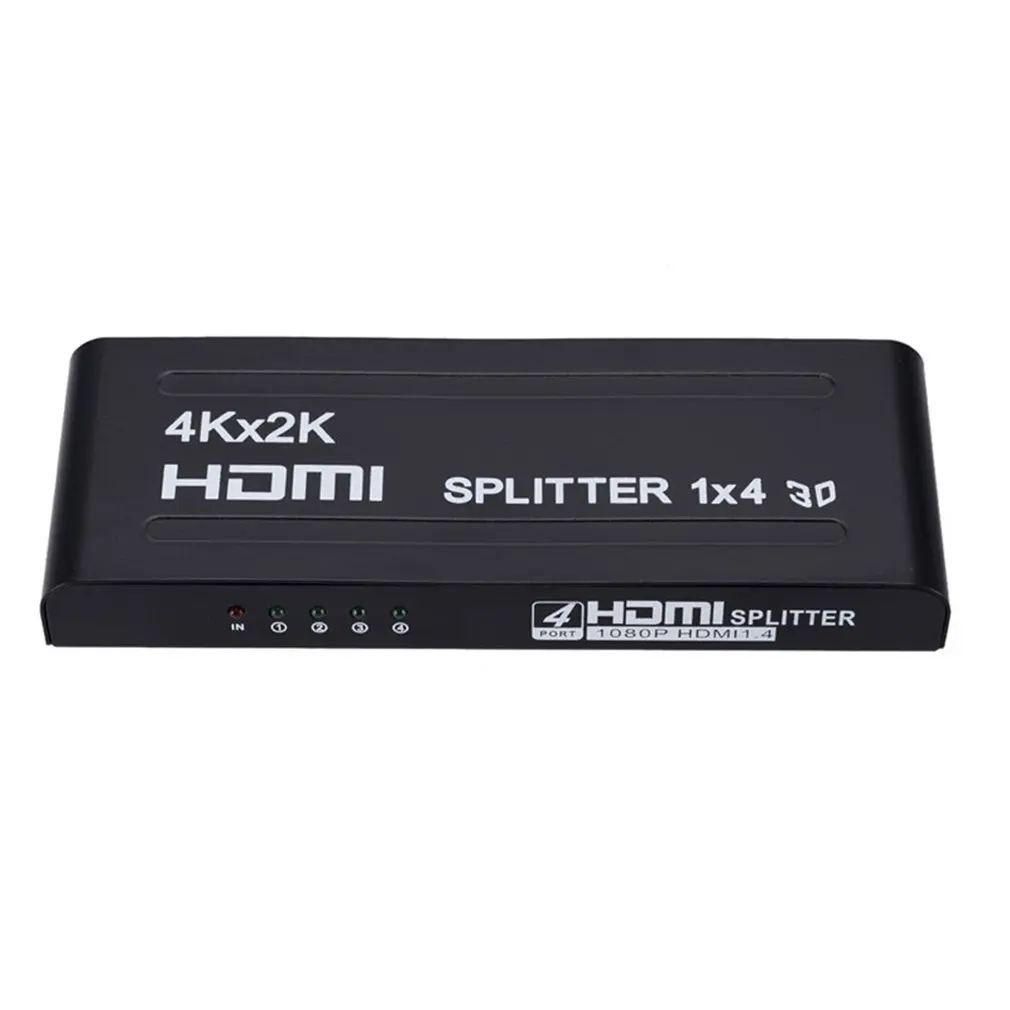 1080p 4 способ HD концентратор 3d HDMI сплиттер 1x4 усилитель переключатель для HDTV конвертер для HDTV адаптер концентратор ретранслятор