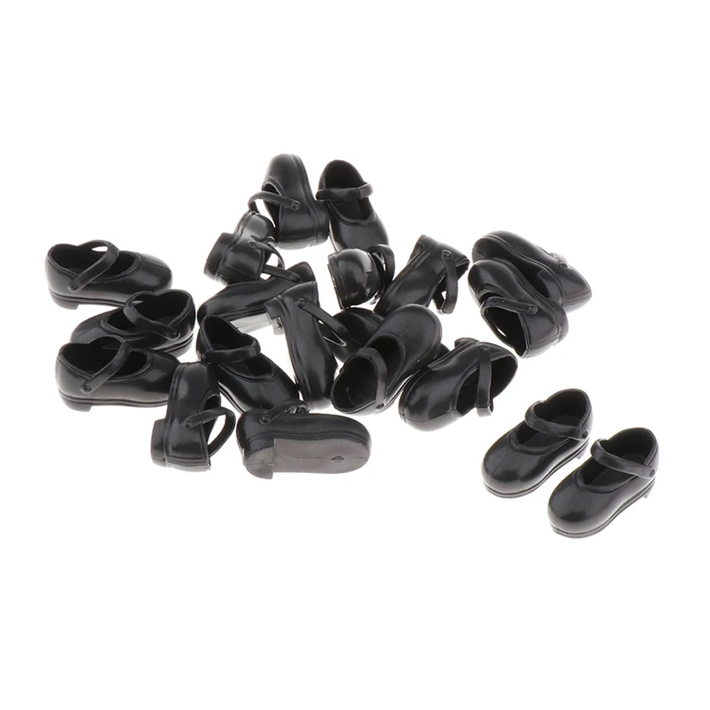 10 Pairs 1/6 BJD Shoes Sneakers Outfits for 12inch Blythe Licca Azone for DOD Dollfie Ball Jointed Doll Clothing