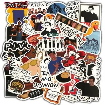 

10/30/50pcs Movie Office Friend Stickers Scrapbooking Skateboard Suitcase Motorcycle Graffiti Waterproof Stickers Kids Girl Toys