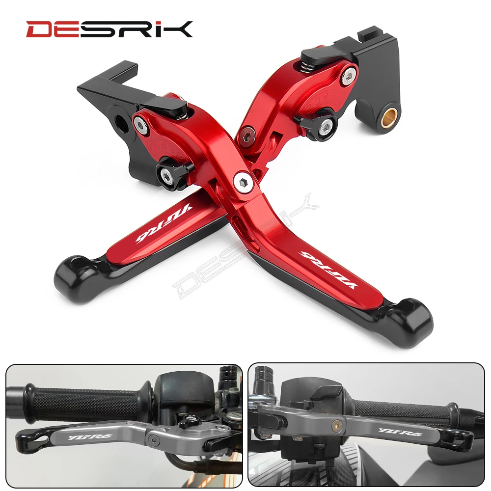 Per Yamaha R6 Yzf-R6 Yzf R6 Yzfr6 2017 2018 2019 2020 Moto Cnc Pieghevole Leve Freno Frizione Regolabili