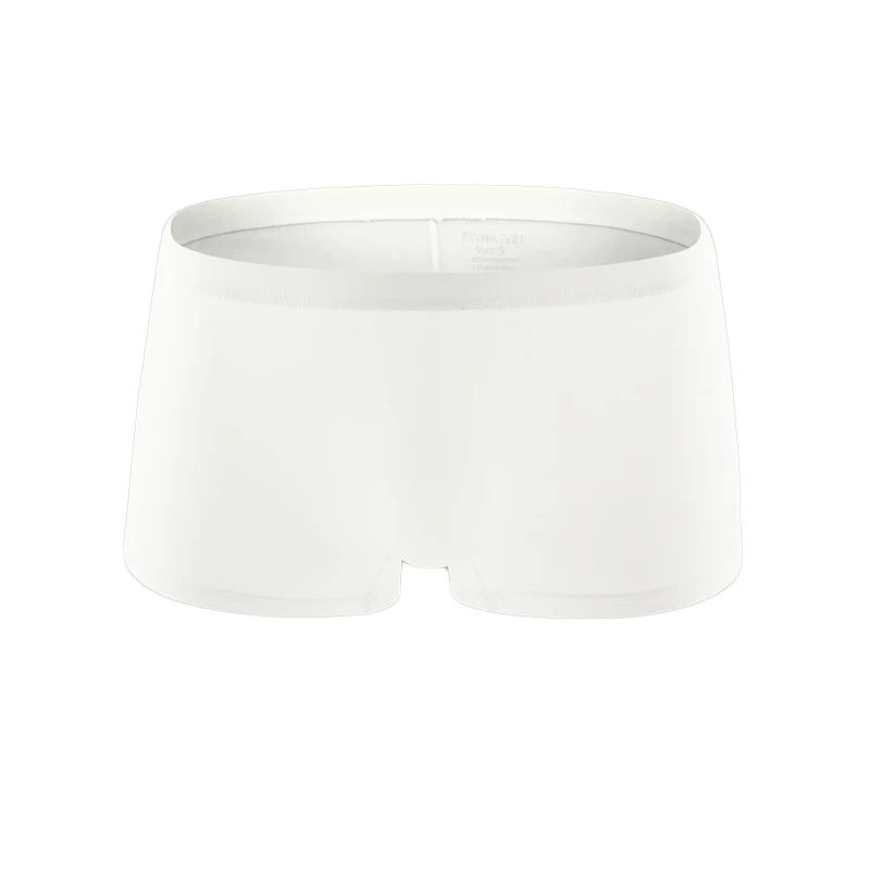 6PCS Sexy Male Underwear Solid Ice Silk Breathable Soft Simple Style Man Boxers U Pouch Cueca Calzoncillos Underpants Trunks