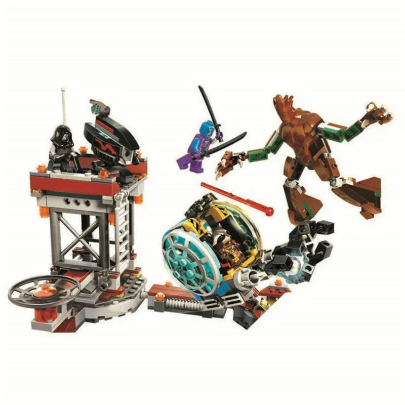 

433pcs Super Heroes Avangers Knowhere Escape Mission Compatible Legoinglys Marveling Toys for Children Christmas Gift DIY Model