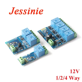 

Bluetooth Relay Module 1 2 4 Way Channel DC 12V Internet Smart Remote Control Mobile Phone Switch Wireless Relay Module