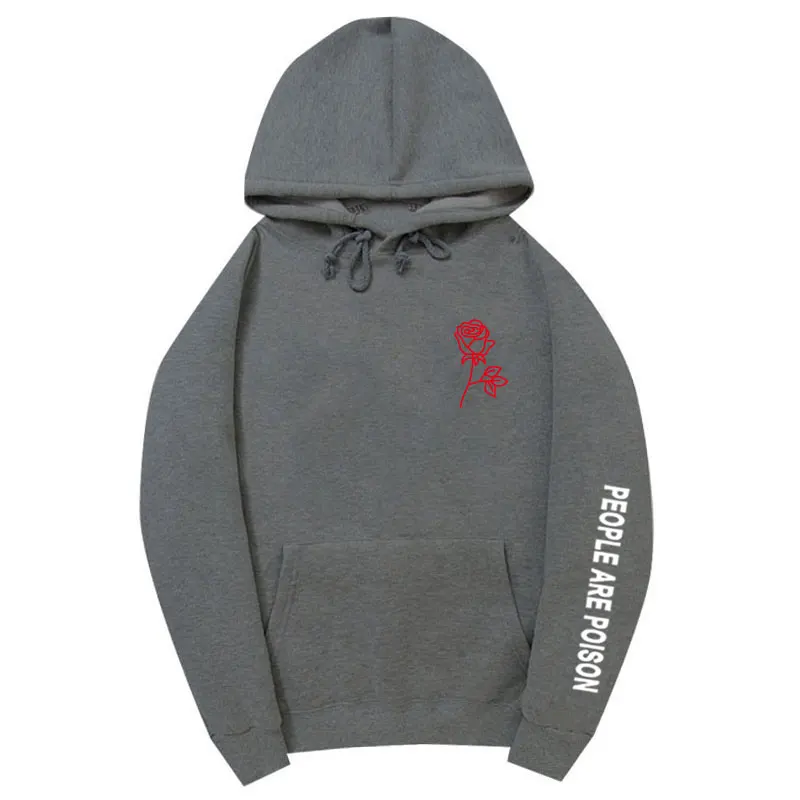 Dark gray MS244 Модная уличная толстовка с капюшоном, Толстовка для мужчин и женщин, забавные толстовки с принтом розы, пуловер, несколько стилей, толстовка с капюшоном - Цвет: Dark gray MS244