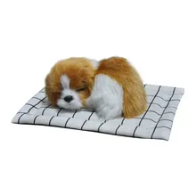 Милая плюшевая собака, мягкие игрушки животных, кукла, мини-моделирование, Детский Рождественский подарок для девочек M1016