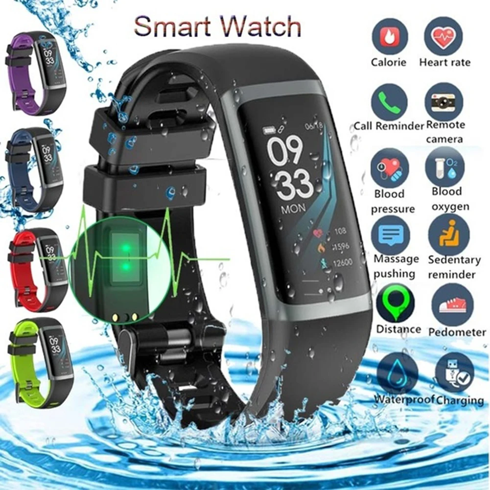 G26 цветной экран Смарт спортивные часы Android IOS Телефон Smartwatch монитор сердечного ритма функции кровяного давления для женщин мужчин малыш