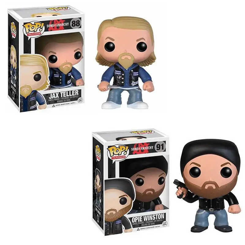 Виниловая фигурка Funko Pop Sons of anarchies куклы #88 Jax Teller #91 Opie Winston экшн фигурки коллекция