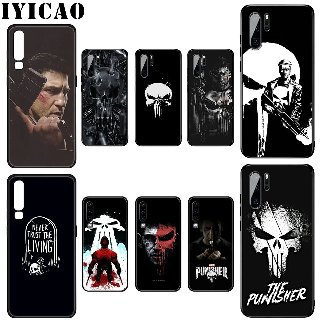 The Punisher Skull Soft Silicone Case for Huawei P Smart Z Plus 2019 P30 P20 P10 Lite Pro Phone Cover |