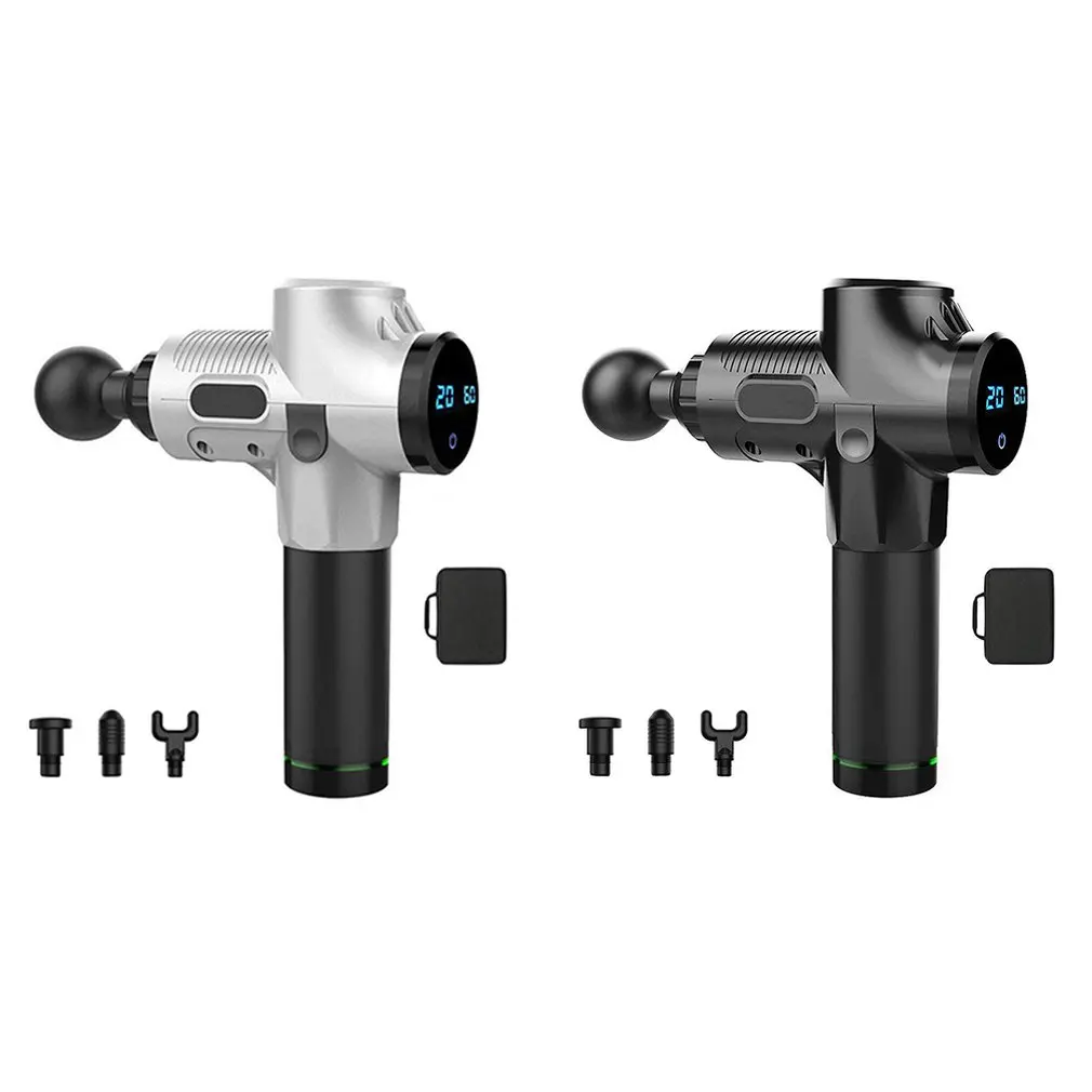 

Massage Gun Professional Deep Tissue Muscle Massager Handheld Massage Gun Lcd Display Relaxation Fascia Impact Gun